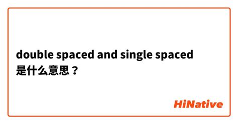 d-spacing意思